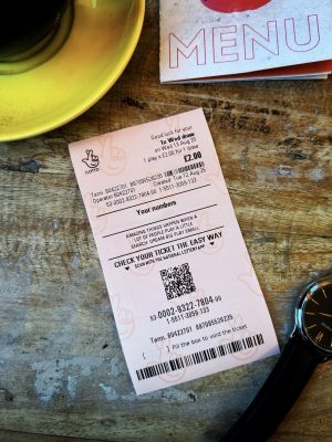 UK Lotto Tickets Roll (Pre-Printed)